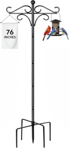 2 Pack 76" Double Shepherds Hooks for Outdoor - Image 7