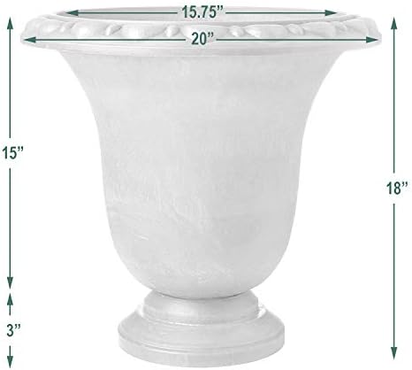 Arcadia ZA50C Pennington Urn, 20 by 18-Inch, Chocolate - Image 5
