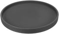 PATIKIL 8.9 Inch Round Ceramic Plant Saucer, Plant Saucer Tray Flower Planter Drip Tray for Indoors Outdoors Patio Balcony, Black by PATIKIL