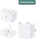 Phoenix Vine 6.5 Inch Wall Mounted Self-Watering Planter Pot for Indoor Houseplants and Herbs | Hanging Planter for Window Sills, Bathroom Walls, Home & Office Décor, White, Set of 2, 01-C-D-2 - Image 5
