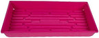 SUNPACK 10" x 20" Mega Plastic Seed Starting Tray, Magenta, 2.5" - No Drainage Holes, Ideal for Greenhouses or Indoor Gardening - Made of Thick, Strong Plastic by SUNPACK