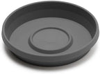 Bloem Terra Plastic Saucer Tray for 14" Terra Planters, Charcoal, 2-Pack - Image 3