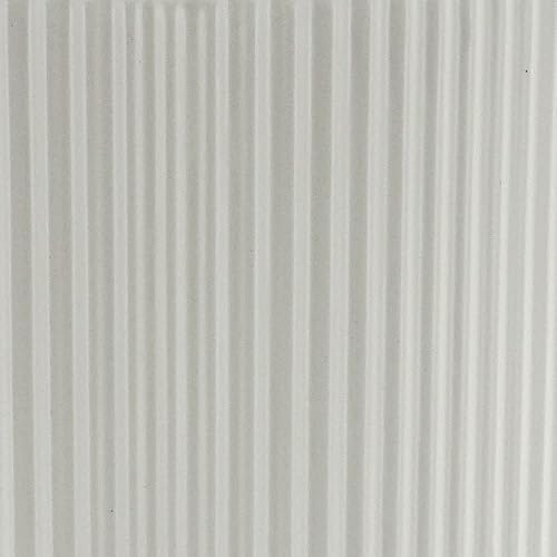Amazon Basics Fluted Ceramic Planter Pot for Indoor Outdoor Plants, Round Flower Pot with Drainage Hole, 8-inch, White - Image 4