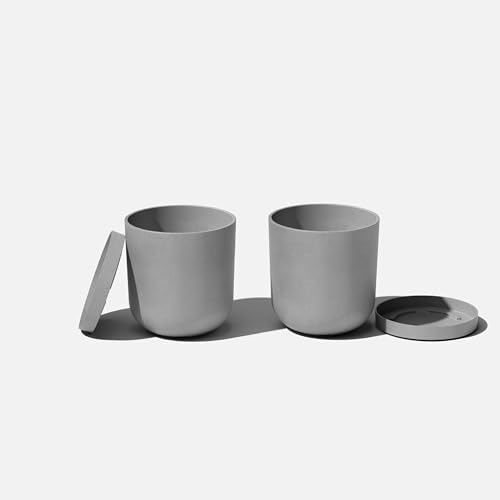Veradek Mason Series Lima Planter & Drip Tray - Large Round Outdoor Planter - Image 7