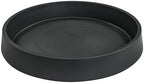 Plant Saucer Tray for Ceramic Plastic Pots, 18 inch Plant Saucers for Indoors, Pot Saucers Trays, Bird Bath Bowls, Flower Planter Water Drip Trays for Pots Base (18", Black) by Bleuhome