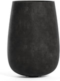 Mondo High Tall Indoor/Outdoor Planter, 25x35in Carbon Stone by Cosapots