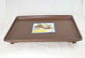 Yubonzai Japanese Deluxe Rectangular Plastic Humidity/Drip Tray for Bonsai Tree & House Indoor Plants - 11.25" to 18" (15.25"x 11"x 1.75") by Unknown