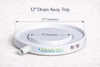 Drain Away Grey 12 inch Plant Saucer Heavy Duty Drain Tray for Large Pots Indoor Outdoor Waterproof UV Resistant | Protect Floors Decks | 12in 15in 22in | White Gray Terra Cotta Black - Image 5