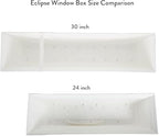 The HC Companies Eclipse Window Planter Box, 30 Inch, White, 2-Pack - Image 5