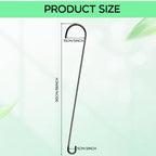 S Hooks for Hanging Plants Branch Hook, 12 Pack, Black, 36 Inch - Image 2