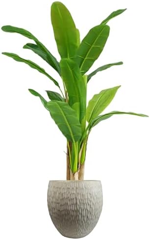 Leaf Large Plant Pots, 43cm Inoke Stone Planter - Image 2