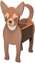 Animal PVC Flower Pot, Chihuahua Shaped Succulent Planter Flower Holder for Garden Patio Balcony Window Sill, for Birthday Pet Lovers, 43x27cm(17x11in) by Unknown