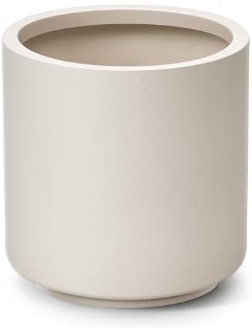 homenote 13.2 Inch Large Plant Pot with Drainage Plug for Indoor Use by HOMENOTE