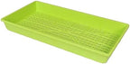 SUNPACK 10" x 20" Heavy Duty Mesh Plastic Seed Starting Tray, Lime Green, 2.3" (Pack of 10) - Ensures Water Drainage and Aeration, Perfect for Greenhouses or Indoor Gardening - Image 2