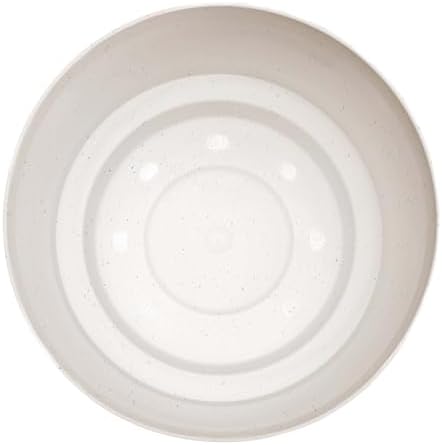Bloem Harlow 6" Plastic Planter, Modern Design, Vanilla Bean, 4-Pack - Image 4