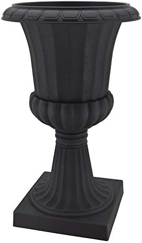 Arcadia Garden Products Black Deluxe Plastic Urn 22"x36" 2 Pack - Image 2