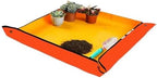 Flower Pots Transplanting Mats Gardening Planting Mat PE Plant Repotting Foldable Waterproof for Indoor Plant Repotting(75x75cm) by Unknown
