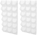 Self Watering Wall Planter with 36 Pots, Vertical Garden Planter for Indoor Plants, Wall Mounted Planters Hanging Flower Herbs Vegetables for Garden Balcony Decor (White) by Unknown