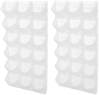 Self Watering Wall Planter with 36 Pots, Vertical Garden Planter for Indoor Plants, Wall Mounted Planters Hanging Flower Herbs Vegetables for Garden Balcony Decor (White) by Unknown