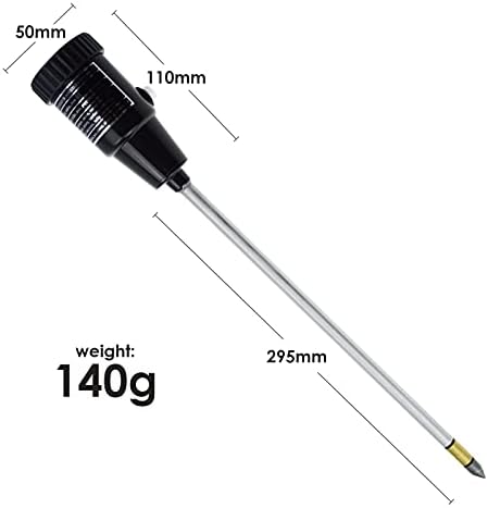 Soil PH Meter, Soil Moisture Sensor Meter, Soil PH Tester Gardening Tool Kits for Plant, Tree, Soil Tester for Moisture Great for Garden, Lawn, Farm, Indoor & Outdoor Use 295mm Long - Image 3