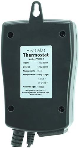 Plug in 1000 Watt Heating Thermostat Outlet 34-108°F by Propagate Pro 110V, 120V Heat Mat Heater Pad Temperature Controller for Starting Seeds, Reptiles, Egg Incubation + Beer Brewing/Wine Making - Image 4