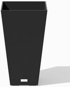 Veradek Pure Series Taper Planter - Tall Tapered Outdoor Planter with Shelf by VeradekOutdoor