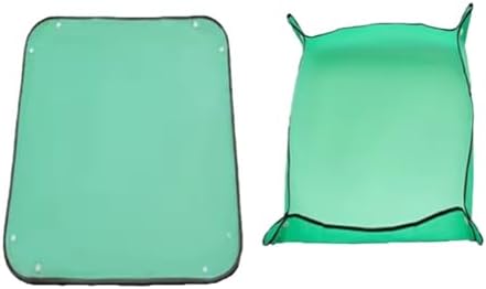 Gardening Mat PE Transplanting Waterproof Square Plants Potting Tray Washable Thicken Foldable Garden Accessories for Indoor Plant Repotting(75cmX100cm) by Unknown