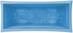 Bloem Dayton 27" Wide Recycled Plastic Planter Box, Ocean Blue, 3-Pack - Image 2