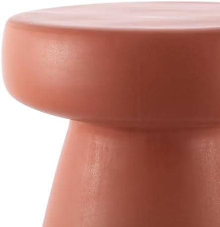 SAFAVIEH Home Collection Noma Terracotta Ceramic Decorative Garden Stool for Living Room, Bedroom, Garden, Side Table, Plant Stand (Fully Assembled) - Image 6