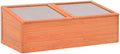 Greenhouse Garden Portable Mini Greenhouse Cabinet, Raised Flower Planter Shelf Protection for Outdoor and Indoor Wood 39.4"x19.7"x13.4" by Festnjght