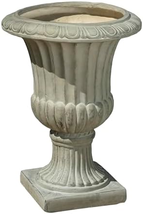Italian Urn Planter, 26.5 Inch, Antique Green - Image 3