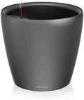 Lechuza 16023 Classico LS 21 Self-Watering Planter, Charcoal Metallic by LECHUZA