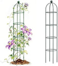 Vego Garden 6.4 ft Round Obelisk Garden Trellis, Metal Rustproof Plant Support Rose Trellis, Tower Potted Cages for Flowers Fruits Vegetable Vines Indoor & Outdoor by Unknown
