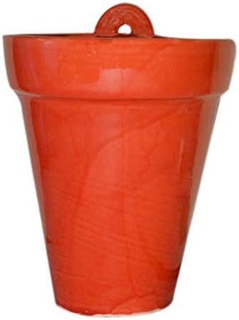 Moroccan Ceramic Hanging Flower Pot with Drainage Hole Planter by Treasures+Of+Morocco
