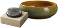 Ikebana Kit, Bowl, with 2.4in Floral Frog by Unknown