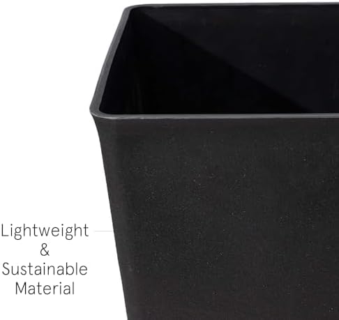 LA JOLIE MUSE Tall Outdoor Planters Set of 2, 26 Inch Large Tapered Planter - Image 7