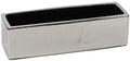 WGVI Long Rectangle Ceramic Planter Vase in Silver 14" x 4" x 4"H, Rectangular Box Block Terrarium Pot, Flower Arrangement, Tabletop Centerpiece, Home Decor Organization Storage Container, 1 Pc. by WGVInternational-OpusGlassware
