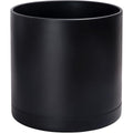 D'vine Dev Plastic Planter Pot with Saucer, 16 in, Black, 74-X-B-5 by DvineDevPlanterPotsandStand