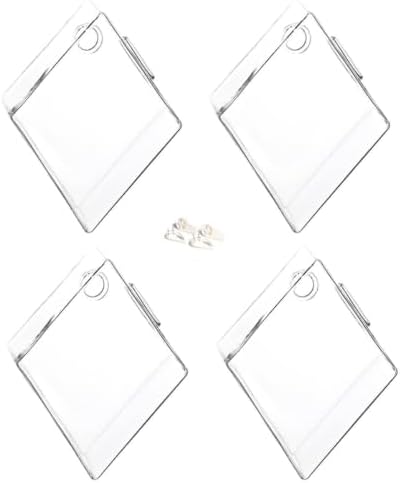 4 Pcs Creative Rhombus Glass Vase Wall Hanging by GLEAVI