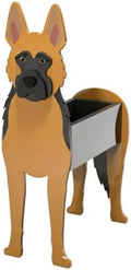Animal PVC Flower Pot, German Shepherd Shaped Succulent Planter Flower Holder for Garden Patio Balcony Window Sill, for Birthday Pet Lovers, 43x27cm(17x11in) by Unknown