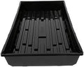 SUNPACK 10" x 20" Mega Plastic Seed Starting Tray, Black, 2.5" - No Drainage Holes, Ideal for Greenhouses or Indoor Gardening - Made of Thick, Strong Plastic by SUNPACK