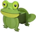 Animal PVC Flower Pot, Frog Shaped Succulent Planter Flower Holder for Garden Patio Balcony Window Sill, for Birthday Pet Lovers, 27x17cm(11x7in) by Unknown