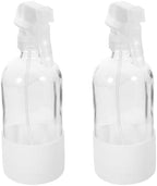 YARNOW Ml Glass Spray Bottle White with Silicone Sleeve, 2pcs Reusable by YARNOW