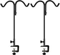 Koutemie 40’’ Tall Double Deck Hooks for Railing with 2.5 Inch Clamp, 2 Pcs by Koutemie