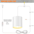 Hanging Grow Lights for Indoor Plants with Timer, 24W 3600K Full Spectrum - Image 2