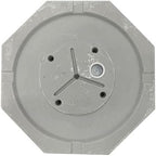Sunnydaze Modern Faceted 14.75 in Polyresin Planter - Light Gray - Set of 4 - Image 6