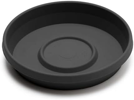 Bloem Terra Plastic Saucer Tray for 10" Terra Planters, Black, 6-Pack - Image 3