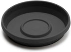 Bloem Terra Plastic Saucer Tray for 12" Terra Planters, Black, 6-Pack - Image 3