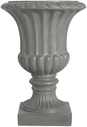 26.25 Inch Urn Planter & Outdoor Planters for Porch, Decorative Plant Pots - Image 5