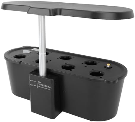Hydroponics Growing System, 7 Pods Indoor Garden, Germination Kit with 24W LED Light, Pump System, Automatic Timer, Water Cycle, Smart Modes for Home Kitchen Gardening (Black) - Image 7